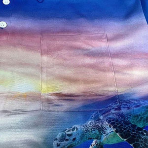 Venta al por mayor personalizada UPF 50 + protección solar impermeable a prueba de viento transpirable secado rápido ropa de pesca poliéster manga larga Polo - Product Image 5