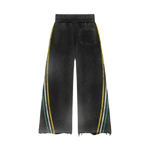 Chándal Deportivo Personalizado de Alta Calidad, Transpirable, Lavado Ácido, con Apliques Bordados, Cremallera, Estilo Vintage, Ropa Deportiva Urbana - Product Image 5