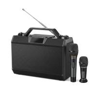 LN5216Mic Barre de son sans fil à énergie solaire avec antenne télescopique, radio, audio de voyage extérieur, vente en gros