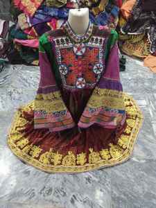 Vente en gros 100% robes Kuchi afghanes de haute qualité robe Kuchi afghane traditionnelle avec décoration en dentelle en grande quantité - Product Image 4