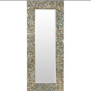 Marco de espejo decorativo de lujo con incrustaciones de nácar para la decoración del hogar, sala de estar y dormitorio. - Product Image 3