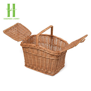 High Quality Eco-Friendly Handwoven <b>Wicker</b> Modern Storage <b>Basket</b> for Household Picnic Easter Decorations & Shoe Organization - Product Image 2
