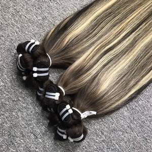 Extensiones de cabello Remy vietnamita para mujeres Cabello crudo liso natural SDD con cabello humano de alta calidad de color piano - Product Image 1