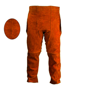 Vêtements de travail industriels de qualité supérieure Protection de sécurité Nouveau pantalon de soudage en cuir de protection aérienne pour les travaux de sécurité - Product Image 2