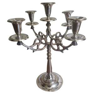 Bougeoir suspendu incurvé à la main de haute qualité accessoires de décoration de mariage et de maison bougeoir votif en métal - Product Image 5