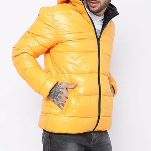 Veste matelassée en toile à capuche personnalisée, respirante, séchage rapide, hiver - Product Image 3