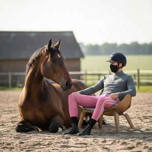 Pantalones de Montar a Caballo Personalizados de Alta Calidad para Hombre, Leggings de Equitación, Mallas, Ropa Masculina Sostenible - Product Image 4