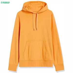 Sudadera con Capucha de Estilo Moderno, Corte Regular, Forro Polar de Poliéster/Algodón, Transpirable, de Secado Rápido, Color Sólido, para Invierno, MOQ Bajo, 320 GSM - Product Image 1
