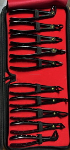 WORLD PRECISION SURGICAL Kit chirurgical manuel d'extraction dentaire en argent, 10 pièces, en acier inoxydable, avec poignée ergonomique, CE - Product Image 6