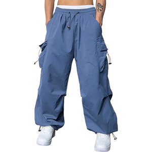 Pantalon de survêtement décontracté pour homme 100% coton, taille mi-haute, ample, logo brodé, taille élastique, écologique, séchage rapide, polaire - Product Image 4