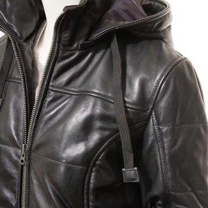 Chaquetas de Cuero Largas con Capucha para Mujer, Diseño Personalizado Nuevo de 2026, Alta Calidad, Precio de Mayoreo, Chaqueta de Cuero para Mujer con Cierre Frontal - Product Image 5