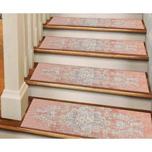 Modern Printed Rug: Soft Tones, Easy To Clean, Anti-Slip <b>Stair</b> <b>Treads</b>,Goblen - Product Image 5