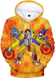 Fabricación de fábrica Custom Your Design Sublimation Hoodies Streetwear Impresión completa Sudadera con capucha de poliéster de gran tamaño sublimación Hombres - Product Image 5