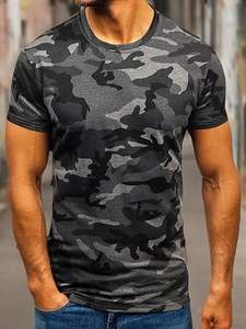 Camisetas Ligeras de Manga Corta para Hombre, Unisex, 100% Algodón Peinado, con Estampado de Letras, Protección Solar UPF 50+, Secado Rápido, para Senderismo y Pesca - Product Image 4