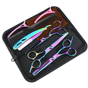 Kit de pelo para el hogar de 6,0 pulgadas, popular nuevo diseño de moda, tijeras de peluquero de belleza, tijeras planas, tijeras para el pelo de dientes - Product Image 2