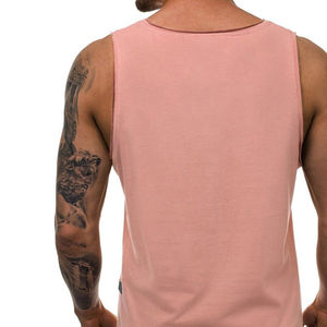 <b>Men</b> Gym Singlets Custom New <b>Men</b> Sports Singlet 95% Cotton 5% Spandex <b>Mens</b> Cutoff Tee Bodybuilding Tank - Product Image 5