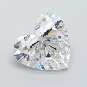 IGI Certified 4 Ct White Heart Cut Lab Diamond Loose Calibrated F Color VVS2 Clarity for <b>Jewelry</b> Gifts for Her - Product Image 1