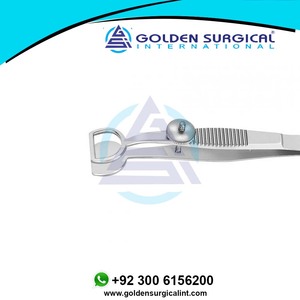 Fórceps de excisión de Chalazion Wies Fórceps de Chalazion Fórceps de doble párpado de mandíbula superior ranurada Proveedor de la mejor calidad - Product Image 4