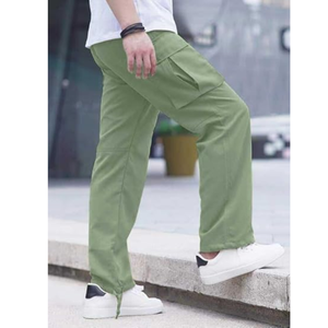 Hecho en Bangladesh, pantalones cargo con múltiples bolsillos, primavera y otoño, nuevos monos para hombre, pantalones cargo directos de fábrica a bajo precio. - Product Image 6