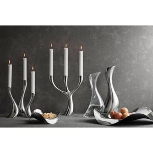 Bougeoir en aluminium sophistiqué avec des détails en métal complexes et une finition élégante pour des idées de décoration confortables et élégantes - Product Image 5
