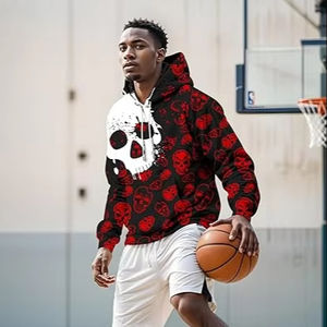 Pull à capuche d'hiver unisexe imprimé galaxie 3D de haute qualité 100% coton style décontracté avec grandes poches conçu pour tout le monde - Product Image 1