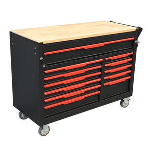 Oem màu đen và đỏ 12-ngăn kéo công cụ cán tủ với sửa chữa hoàn chỉnh thiết lập cho nhà để xe hội thảo sử dụng - Product Image 4