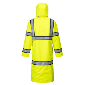 Combinaison de pluie imperméable haute visibilité avec bande réfléchissante à 360 degrés pour le travail industriel en extérieur et la protection contre les fortes pluies - Product Image 4