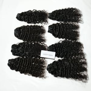 Cheveux humains indiens cuticules alignées paquets de cheveux vierges vendeurs de cheveux naturels non traités - Product Image 6