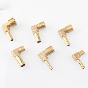 Messing Elleboogconnector Adapterfitting, 90 Graden Pagode, Slang Met Weerhaken 14Mm Naar G3/8 Mannelijke Pijpdraad - Product Image 3