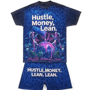 OEM เสื้อยืดพิมพ์สกรีนผ้าฝ้าย220gsm ใส่ได้ทั้งชายและหญิงชุดสั้นพิเศษพิมพ์โลโก้ได้ตามต้องการ - Product Image 1