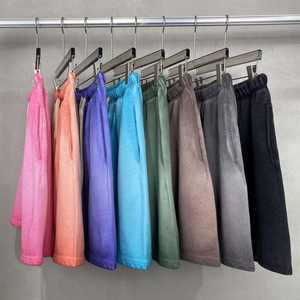 New Arrival Comfortable Men Summer Acid Wash T Shirt and Short <b>Set</b> Quick Dry Men Wear Acid Wash Short <b>Set</b> OEM Service - Product Image 3