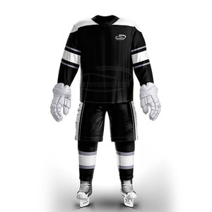 Nouvelle arrivée maillot de hockey sur glace personnalisable uniforme en différentes couleurs pour adultes pour l'affichage du nom de l'équipe OEM - Product Image 1