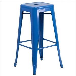 Intérieur Extérieur Chaud Tabourets de bar à hauteur de comptoir Salle à manger moderne Tabouret de bar industriel en métal vieilli Chaises - Product Image 2