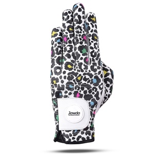 Gants de golf super souples avec logo personnalisé pour hommes, main gauche, design léopard, prise en main parfaite, cuir de mouton à sublimation performante - Product Image 2