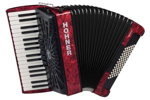 Accordéon Hohnerr Bravo II 72 Bass Black Piano prêt à être expédié + Sac, Sangles, Chemise NEUF - Product Image 4