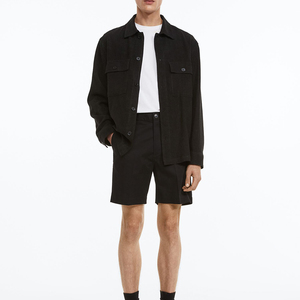 Slip de sport de sueur d'été avec logo personnalisé 100% coton respirant taille haute imprimé de natation en styles cachemire et vichy pour la course à pied - Product Image 5