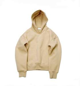 Sweat à capuche vierge surdimensionné avec logo personnalisé Sweat à capuche épais et épais pour hommes Sweat à capuche unisexe en éponge française pour hommes - Product Image 3