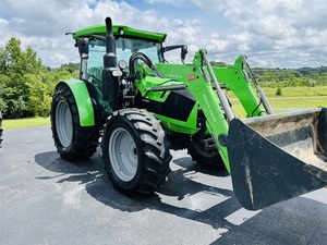 Tracteur agricole Deutz-Fahr 5120G 2022 avec chargeur frontal, pneus à grande traction, cabine fermée, tracteur utilitaire agricole pour - Product Image 2
