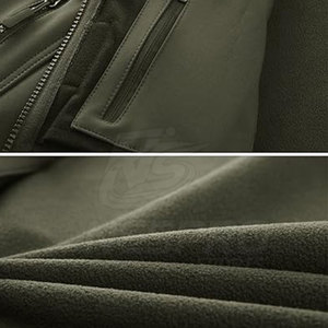 Customized Winter Light <b>Weight</b> Premium Quality Softshell Jacket Breathable Men <b>Stand</b> Collar Front Logo Eco-Friendly Quick Dry - Product Image 6