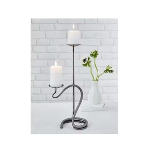 Kim loại màu đen người giữ ngọn nến trang trí nội thất người giữ ngọn nến cho lễ kỷ niệm giáng sinh sét nội thất nhà và khu vực sinh sống - Product Image 3