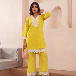 ART RIDHHS Colección de conjuntos de algodón de todo corazón para fiestas Ropa india y pakistaní disponible en el mercado en Surat India - Product Image 1