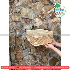 PRODUCTO CALIENTE Cesta de regalo llamativa de bambú de Vietnam para paquetes de regalo temáticos únicos y regalos de vacaciones - Product Image 2