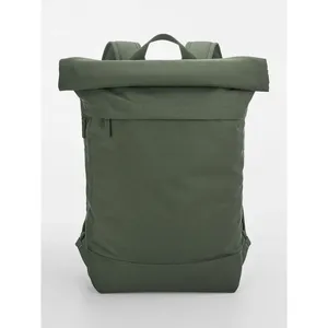 Simplicity <b>Roll</b>-Top Recycled Sustainable <b>Backpack</b> Promotional Merchandising - Product Image 6