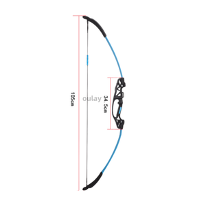 Bambini di 6 ~ 15 anni che sparano all'aperto si piegano gli archi adulti che giocano gli archi con pesatura regolabile 10 ~ 20 libbre - Product Image 2