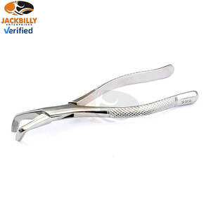 คีมถอนรากสเตนเลสสตีลแบบใช้มือระดับพรีเมี่ยม #222อุปกรณ์ทันตกรรมสำหรับถอนฟันกรามล่างแบบสากล - Product Image 2