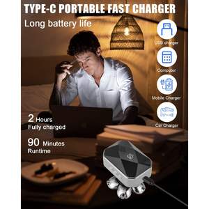 Afeitadora Eléctrica Rotatoria Impermeable IPX7 para Hombre, Recortadora de Barba y Cabeza Calva con Pantalla, para Uso en Seco y Húmedo, Reemplazo para Aplicaciones en RV - Product Image 5