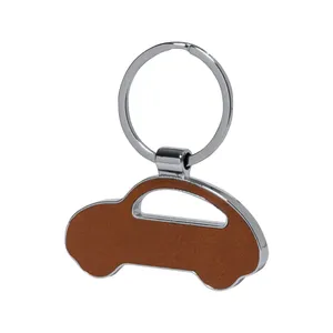 Behok Eco-Friendly Recycled <b>Leather</b> Car <b>Keychain</b> Promotional Gadgets & Carabiners - Product Image 1