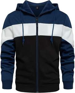 Sweats à capuche et sweat-shirts d'automne pour hommes en coton polaire Color Block Jogging Wear Quick Dry Breathable Customized Color - Product Image 6