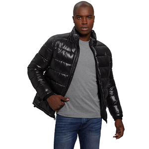 Breathable <b>Lightweight</b> Eco-Friendly Winter <b>Men</b> Puffer <b>Jacket</b> Customized Logo Front Polyester/Nylon Made Fashionable Design - Product Image 3