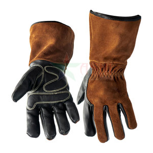 Guantes de Soldadura de Cuero Vacuno Resistentes al Calor, Antideslizantes, con Logotipo Personalizado, Protección para las Manos, Uso en Exteriores - Product Image 1